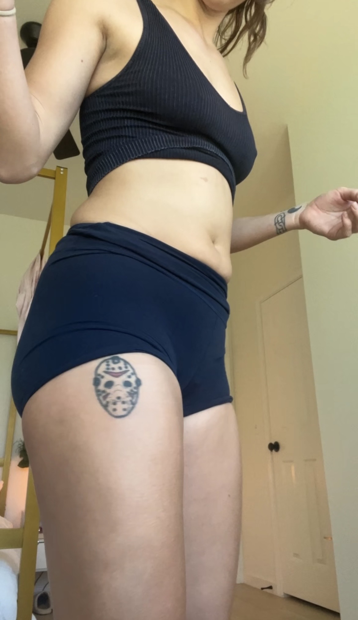 Bella's fitness transformation - before